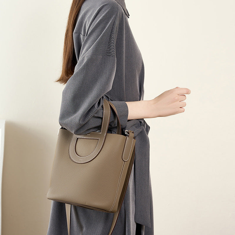 bucket bag hand-held shoulder