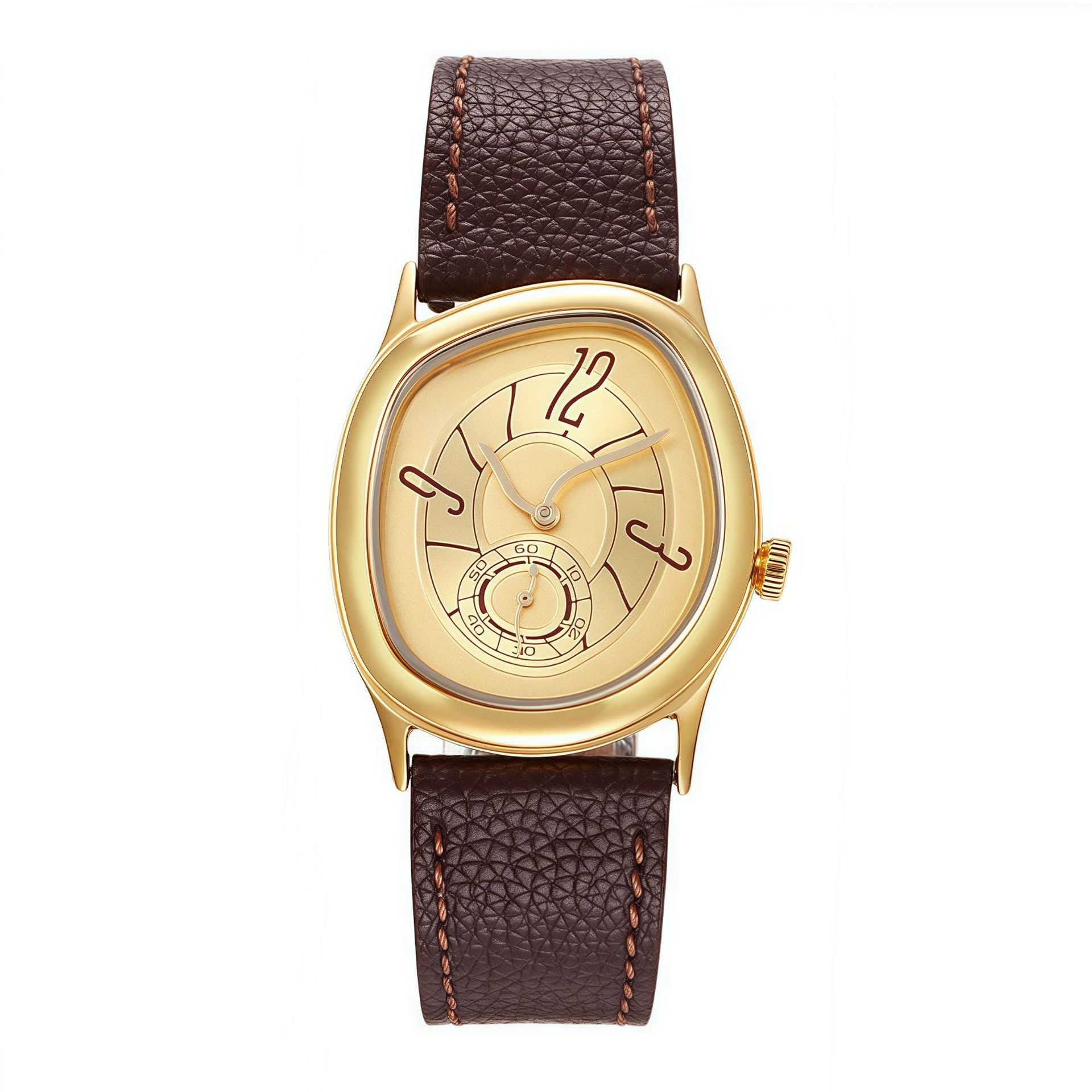 Irregular Twisted Watch Men's and Women's Belts Quartz Watch