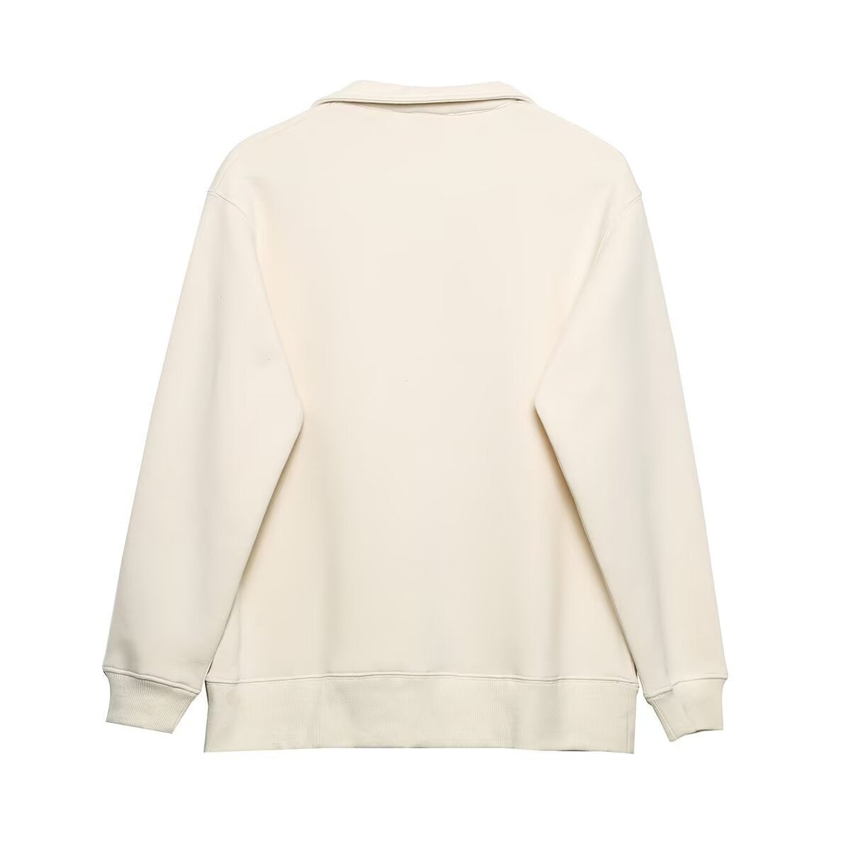 Embroidered Polo Neck Hoodie &amp; Track Pants Set