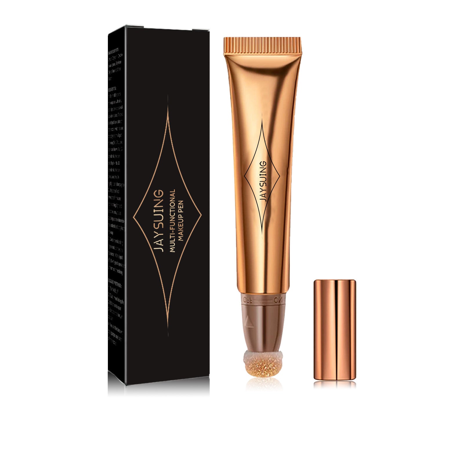 Jaysuing Multi-Functional Makeup Pen, Solid Liquid Contour Facial Blush Contour Highlighter Stick