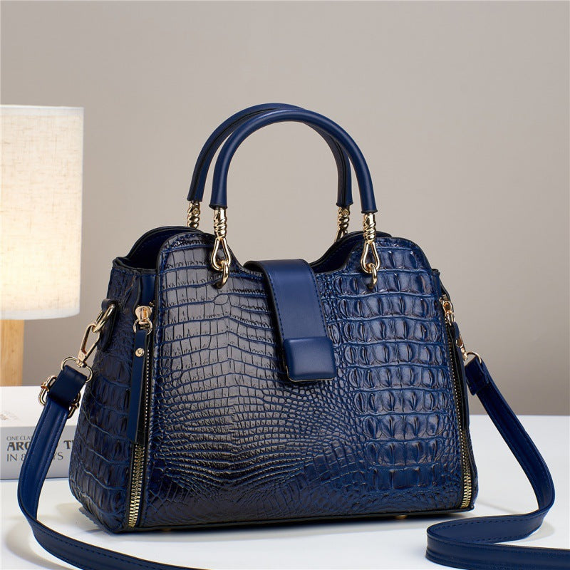Crocodile Pattern, Large Capacity, Casual Tote bag